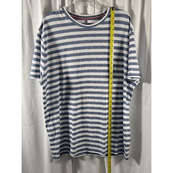 Christina Berg Stripes Short Sleeves T Shirt Blue White 2XL Nautical 87-37 - Picture 12 of 16